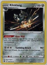 Carta Pokémon Klinklang 104/172 Stelle Brillanti 2022 Fase 2 Metallo Rara