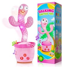 Dancing Talking Cactus Toy for Baby Toddlers, Baby Girl Toys 18 Months , Adju...