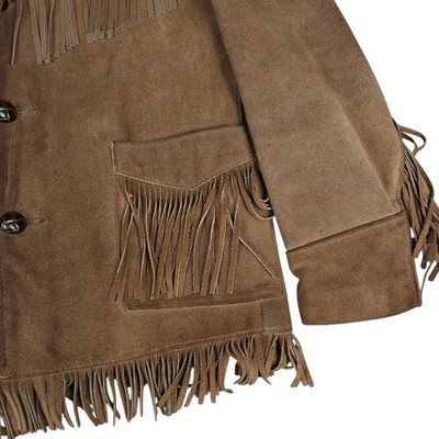 VTG Rancher by Schott Bros Western Fringe Jacket Men's 46 Brown VTG Rancher by Schott Bros Western Fringe Jacket Men's 46 Brown