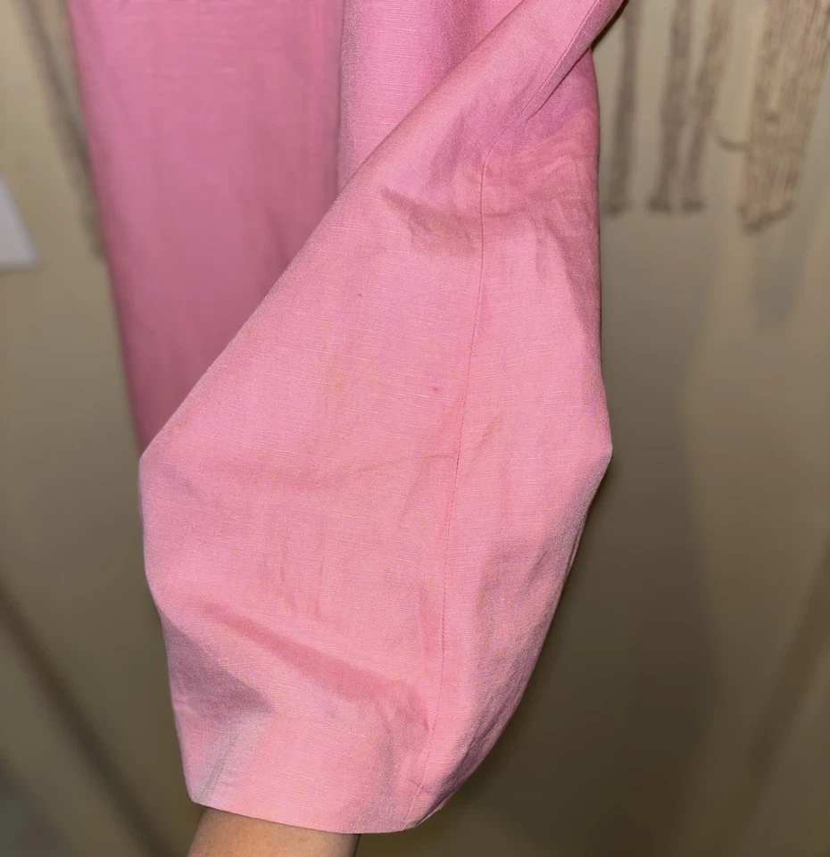 Vestido midi estilo Barbie vintage Y2K talla 2 con cinturón Foto 4 de 4