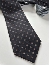 Dark Navy Blue Men  s Tie 100 Silk