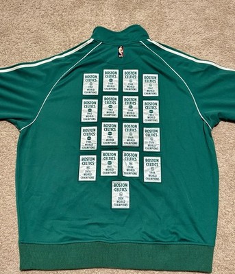 2008 Adidas Boston Celtics NBA Championship Banner Patch Zip