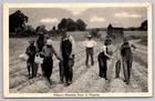 Vintage Tobacco Planting Time in Virginia Postcard by Graycraft Card Co.
