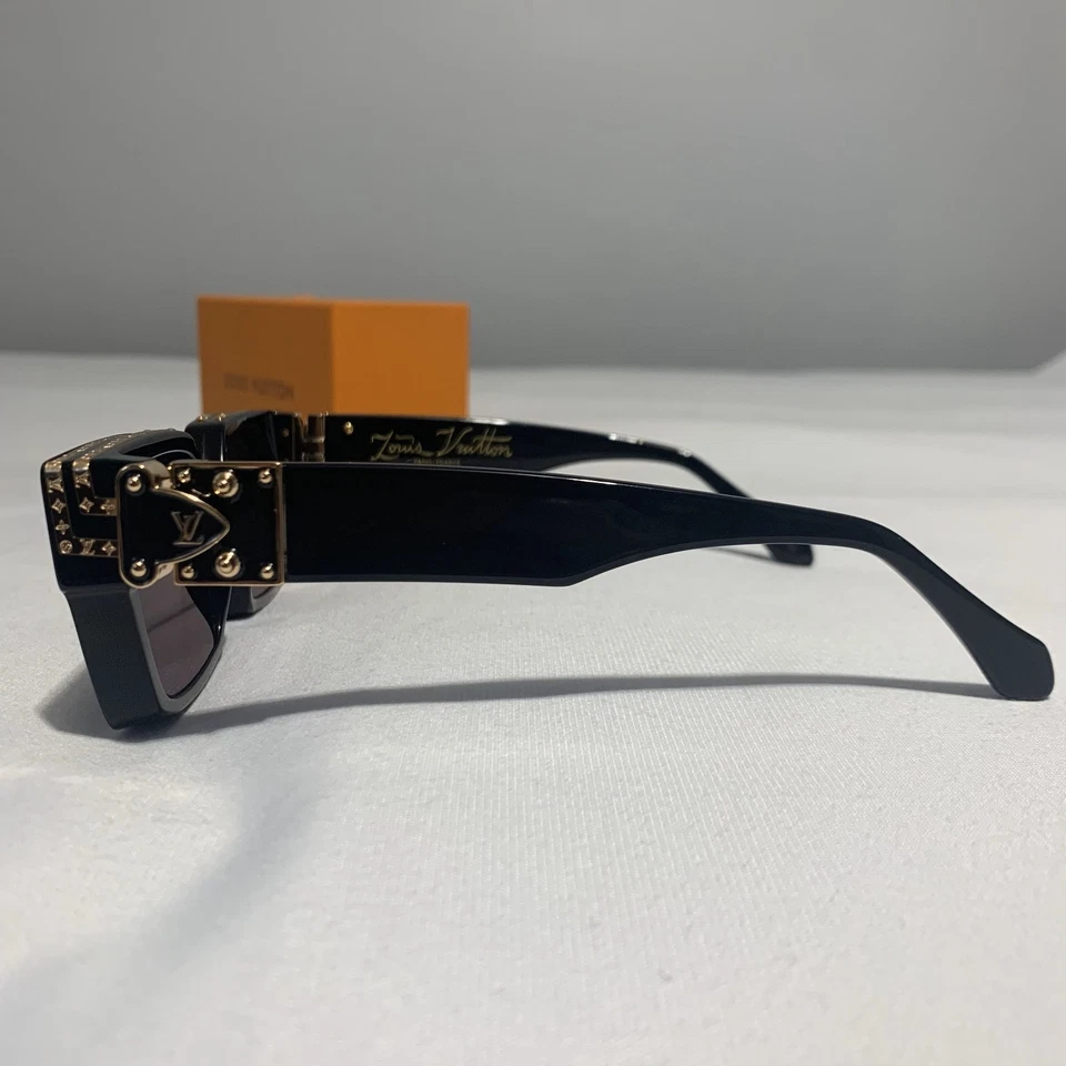 Louis Vuitton Sunglasses Z1165W Millionaire Black and Gold (Pre-Owned) - Image 2 of 4