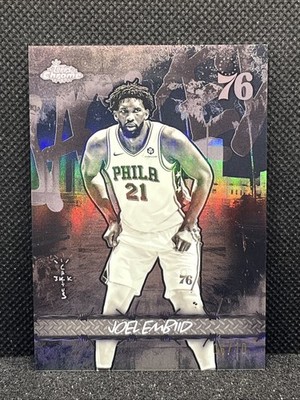 2025-26 Topps Chrome Cactus Jack Joel Embiid Black Jacked Up 6/10 76ers