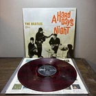 The Beatles A Hard Day’s Night Japan Red Vinyl LP OP-8147 Odeon YEX-126-21 VG+