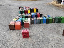 Vintage Petrol Jerry Can With Cap BP Motor Spirit 