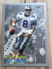 Troy Aikman - 1993 Fleer Super Bowl MVP Award Winner #253 - Dallas Cowboys