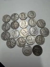 90% Silver Junk Lot – 7.23 oz ASW – 20 Half Dollars – Walking Liberty & Franklin