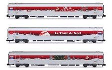ARNOLD HN4473 COFFRET 3 VOITURES SNCF COCA COLA  LE TRAIN DE NOEL  NEUF EN BOITE