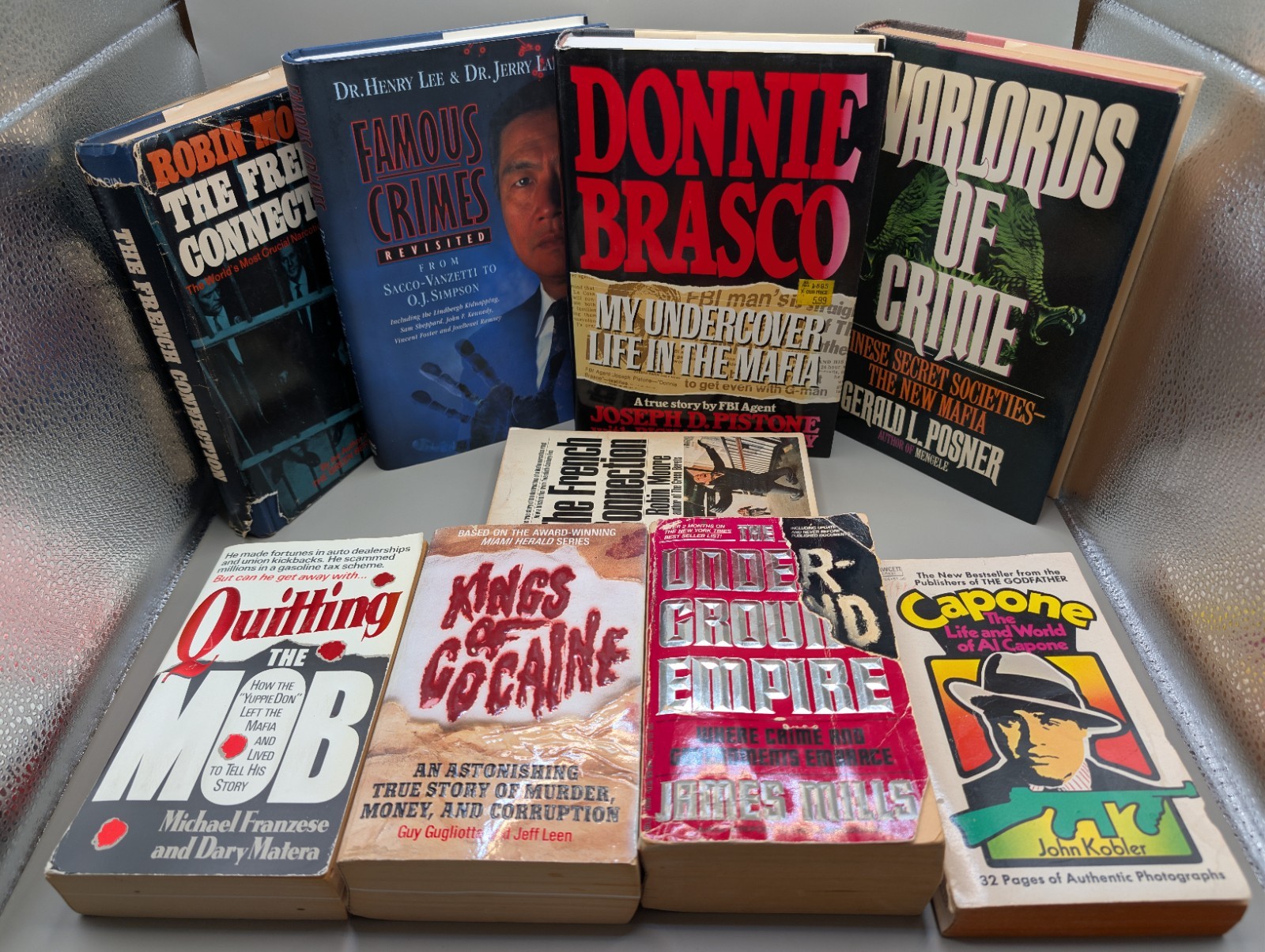 Mob Mafia True Crime Paperback &Amp; Hardcover Lot - 9 Books