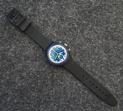 Swatch Chrono Alarm Dummy - SON400 Decibell - NOT WORKING ITEM with strap