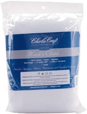 DMC - Monk's Cloth Aida 7 Count 60"X2.5yd-White Hf4462-6750 