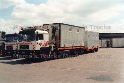 LKW Foto MAN F2000 Deichsel Anhänger Deutschland weiß Detmers-Transporte #p8oi