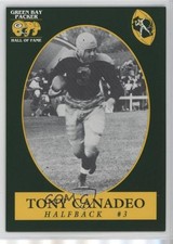 1992 Champion Cards Green Bay Packers Hall of Fame Tony Canadeo #53 HOF 0gx4