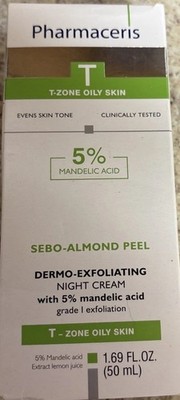 Pharmaceris T-Zone Oily Skin Exfoliating Night Cream (1.69fl.oz/50ml) As Seen