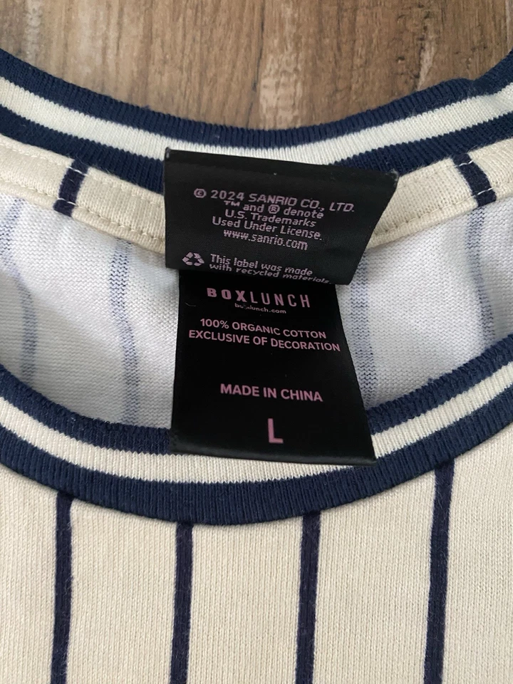 Hello Kitty Baseball Jersey #0 Women's Size Large - Image 2 of 4