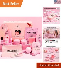 Complete Self-Care Spa Experience - 20 Items Gift Set for Women  s Relaxation