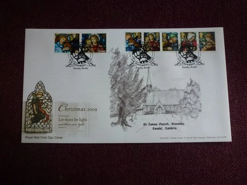 GB 1st day cover  Christmas 2009 with special cancel