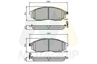 Motaquip Bremsbelagsatz Scheibenbremse LVXL1371 FüR Renault Koleos 1 Kadjar Dci