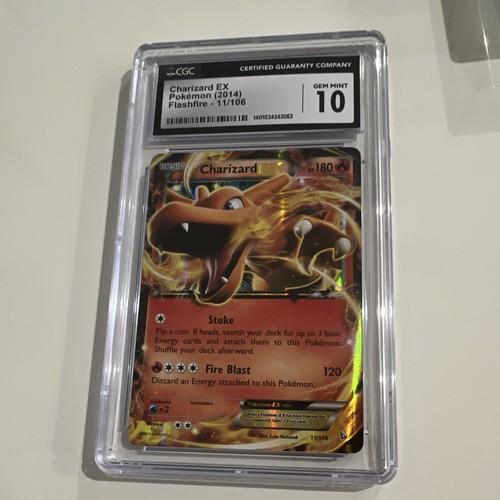 Charizard-EX graded CGC 10 for sale on eBay