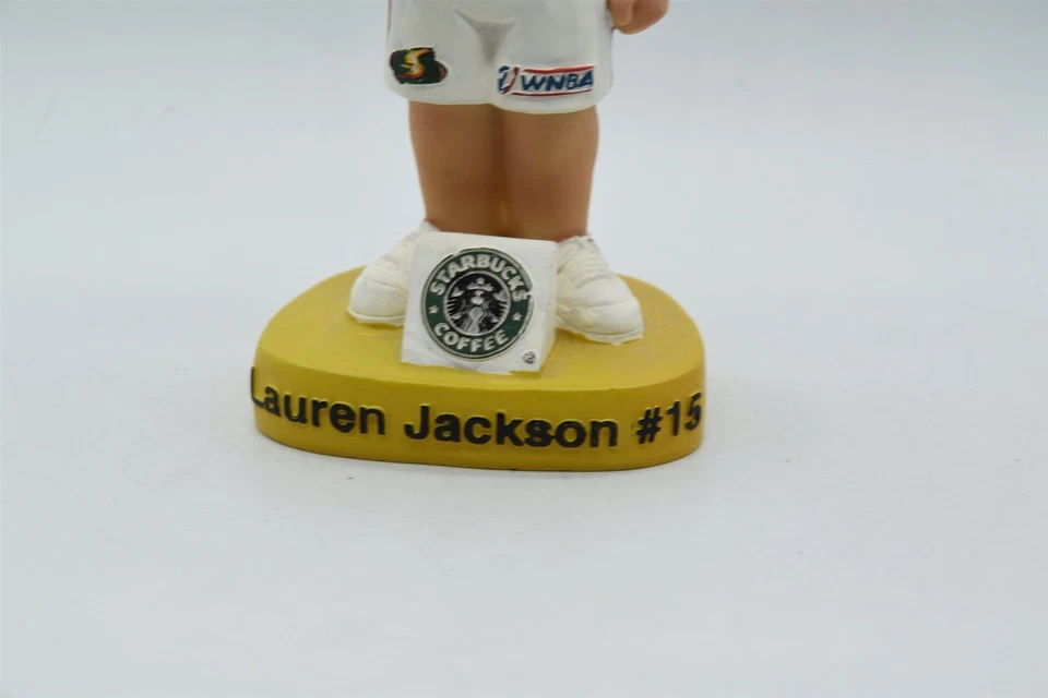 Bobble Dobbles Seattle Storm Jugador Más Valioso Lauren Jackson WNBA Baloncesto Bobblehead Muñeca Foto 3 de 4