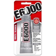 E6000 Craft Adhesive Glue 2 fl oz Industrial Strength White Waterproof