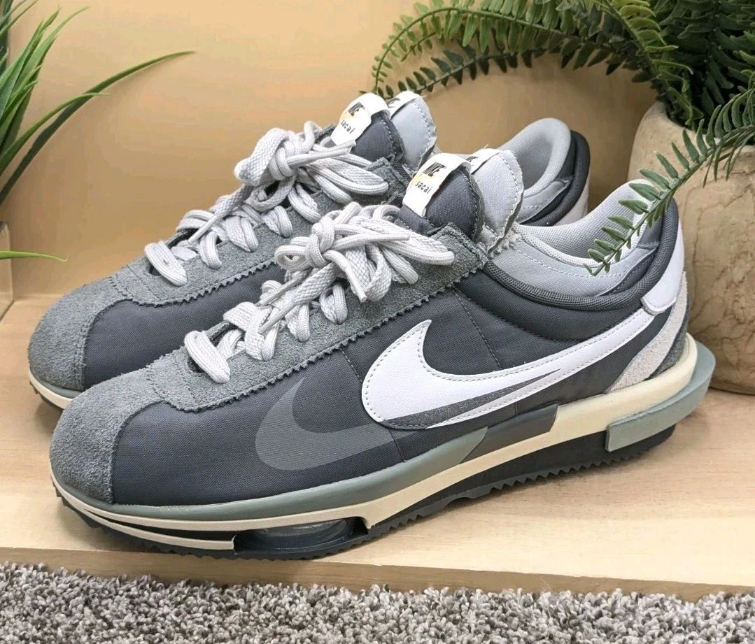 Nike sacai x Zoom Cortez SP Iron Grey | eBay