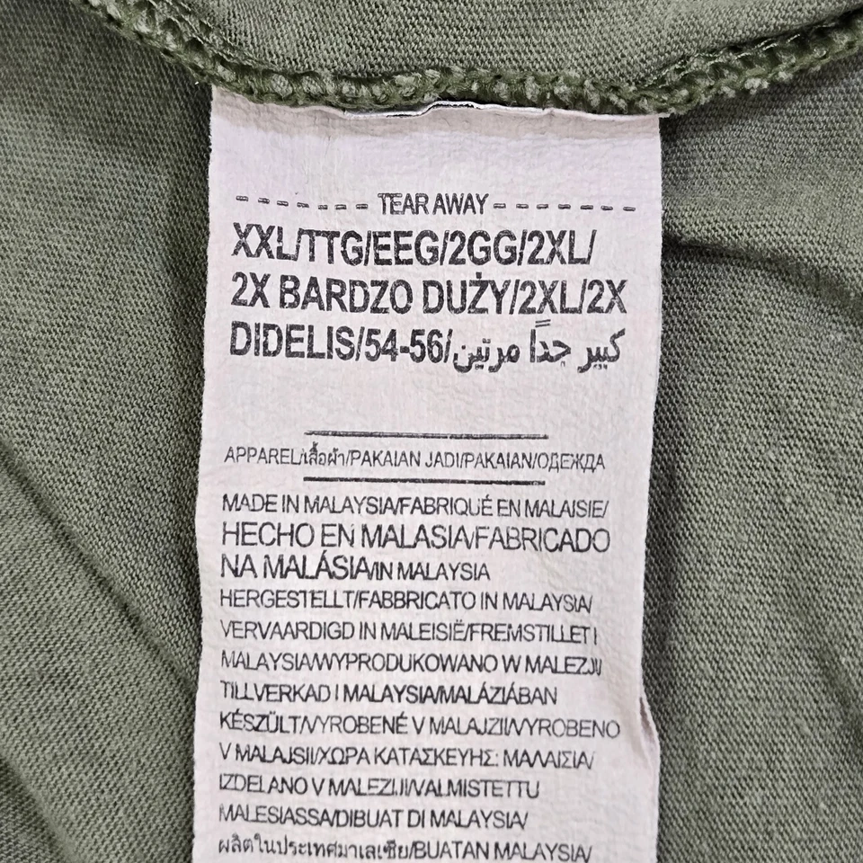 Under Armour Men Shirt 2XL Olive Flag Freedom Activewear Logo Short Sleeve Loose - Image 3 of 4