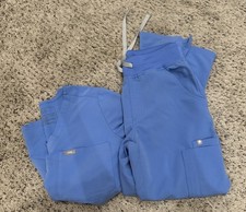 FIGS Scrub Set in Ceil Blue XS Catarina XSP Yola