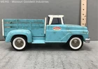 Vintage Tonka Pressed Steel Stake Truck Teal White Mound Minn 1950s 13 Inch