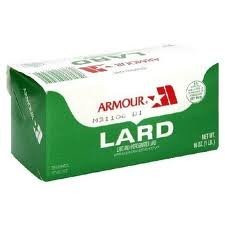 Armour Lard 48oz Box (Pack of 3) (3lb) 16 Ounce