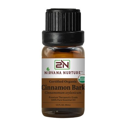 Organic Cinnamon Bark Essential, Oil USDA Certified Organic, 100% Pure Natural