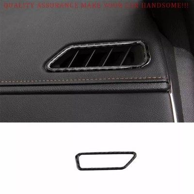 Für Cadillac XT4 2019-2024 Real Carbon Fiber Console AC L&R Air Outlet Vent Trim