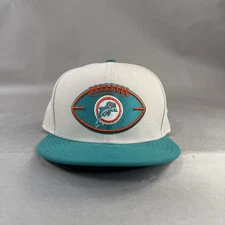 Miami Dolphins SnapBack Beige Teal Medium/Large Men New Era NFL New 9Fifty Hat