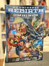 DC Universe Rebirth Omnibus Expanded Edition .  2017 NEW SEALED, HARDCOVER.