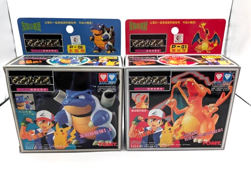 TOMY: Pokemon Pocket Monster Collection - Charizard & Blastoise Model Kit - NIB