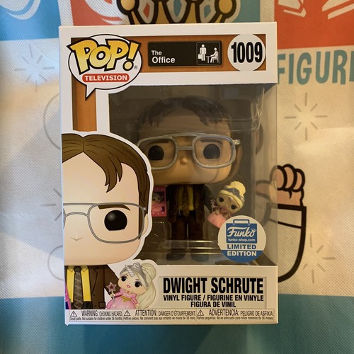 Funko Pop Office Dwight Schrute With Princess Unicorn Doll *In hand* w