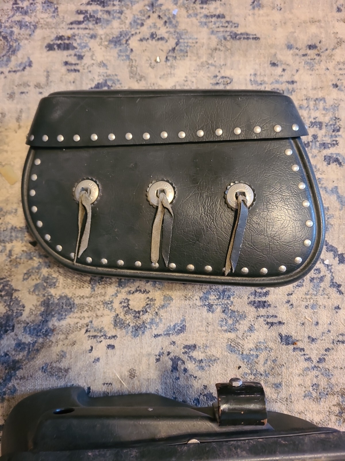 Leatherlyke Left Right Rear Saddlebags Saddlebag Saddle Bag Rigid eBay