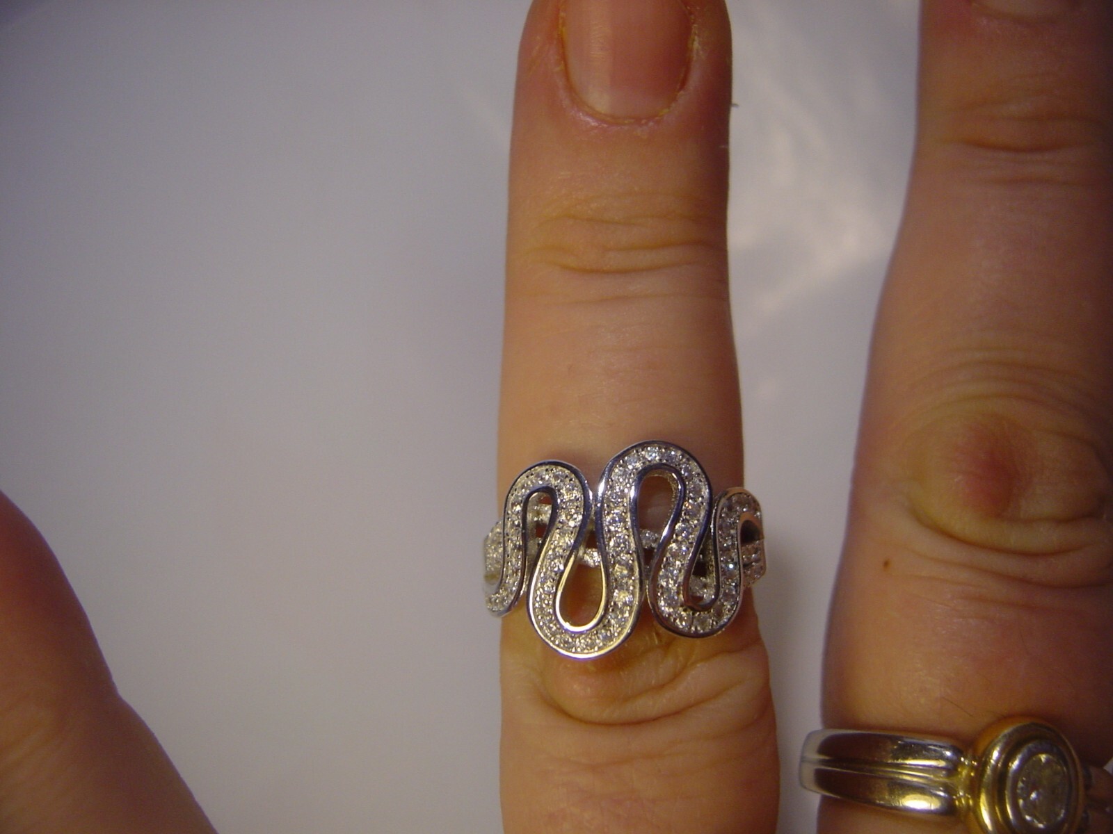 Stunning Solid Silver Ring-Superb spirally design… - image 6