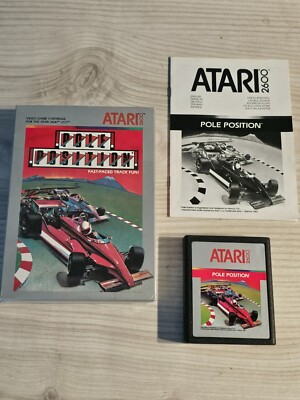 ATARI 2600 Spiel Pole Position mit Anl und  OVP 80er Sammlung