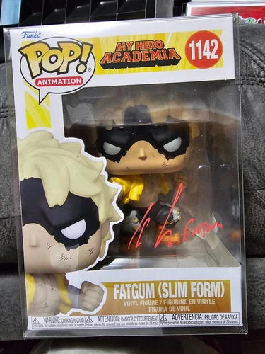 Autographed My Hero Academia Fatgum Funko Pop Signed by Kyle Hebert w/JSA COA
