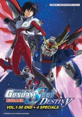MOBILE SUIT GUNDAM SEED DESTINY - DVD (1-50 EPS+SPECIAL) ENG DUB