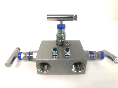 1/2'' ALCO VALVES 3VR4NS 316 STAINLESS STEEL MANIFOLD  6000 PSI New in Box