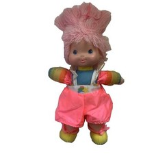 Rainbow Brite Baby Brite Doll Tickled Pink Mattel Hallmark 1983 Vintage