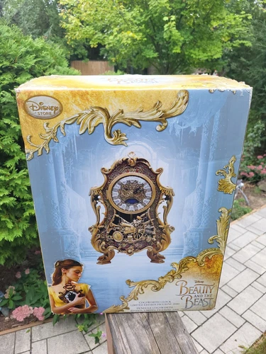 Disney Beauty and the Beast Live Action Movie Limited Edition Cogsworth Clock