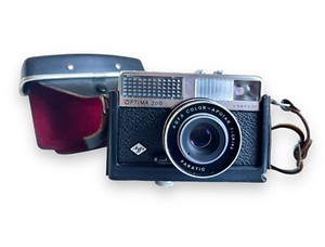 Agfa Optima 200 Sensor 35mm Film Camera Color-Apotar 42mm f/2.8 Leather Case