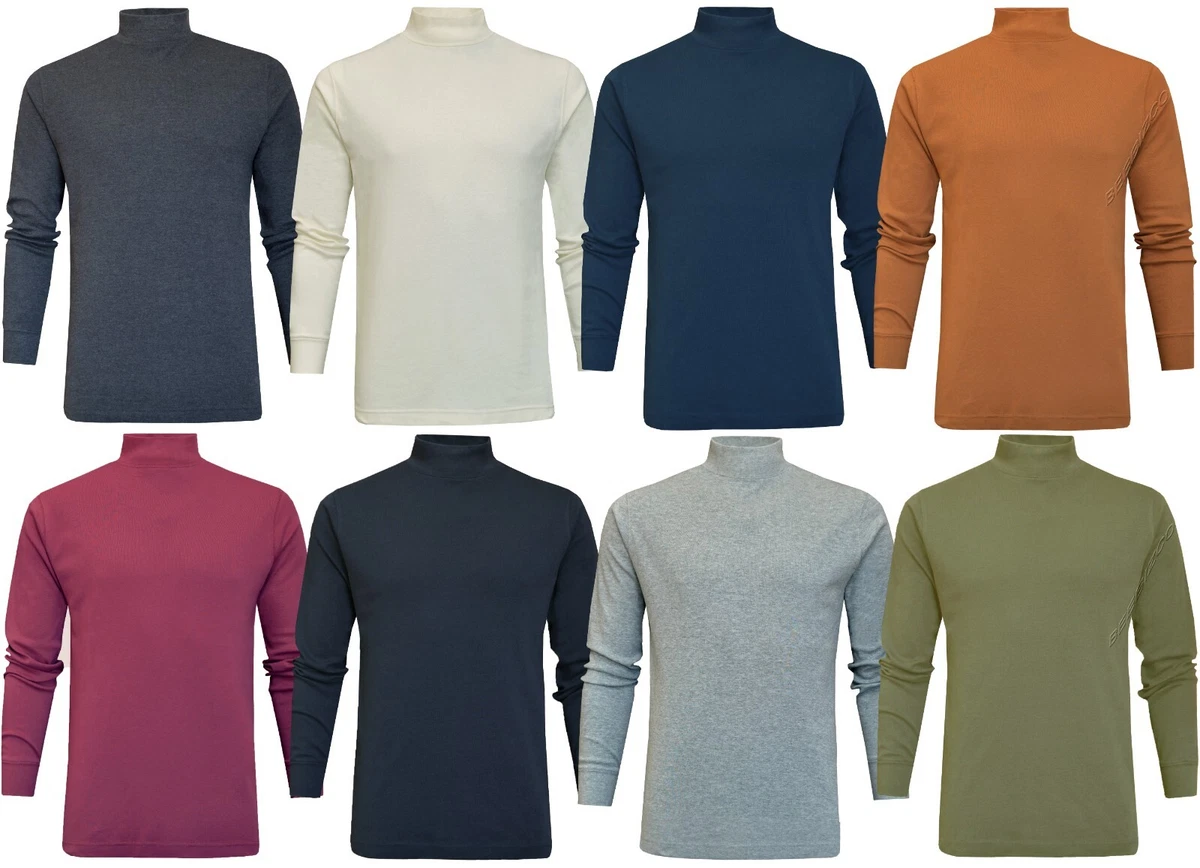 Best quality mens shop mock turtleneck
