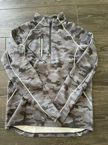 mens sunice golf pullover Medium Camo 