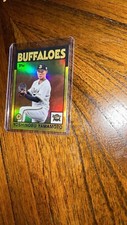 2021 Topps NPB Yoshinobu Yamamoto /50 Gold Foil 1986 Insert Orix Buffaloes